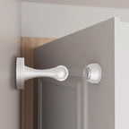 Solid Mental Magnetic Door Stop, Wall Mounted, White, 2 Pack - color: 2PCS White