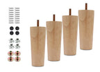 4pcs 4.8 Inch Wood Furniture Legs - size: 4.8 Inch