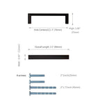 10 Pack 3 Inch Oil Rubbed Bronze Cabinet Pulls, Kitchen Hardware - color: Oil Rubbed Bronze, size: 3"/76MM Hole Center, style: 10 Pack