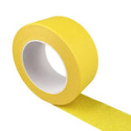 2 Inch Yellow Wide Masking Tape, 2 Inch X 55 Yard - color: Yellow, size: 2 Inch X 55 Yard