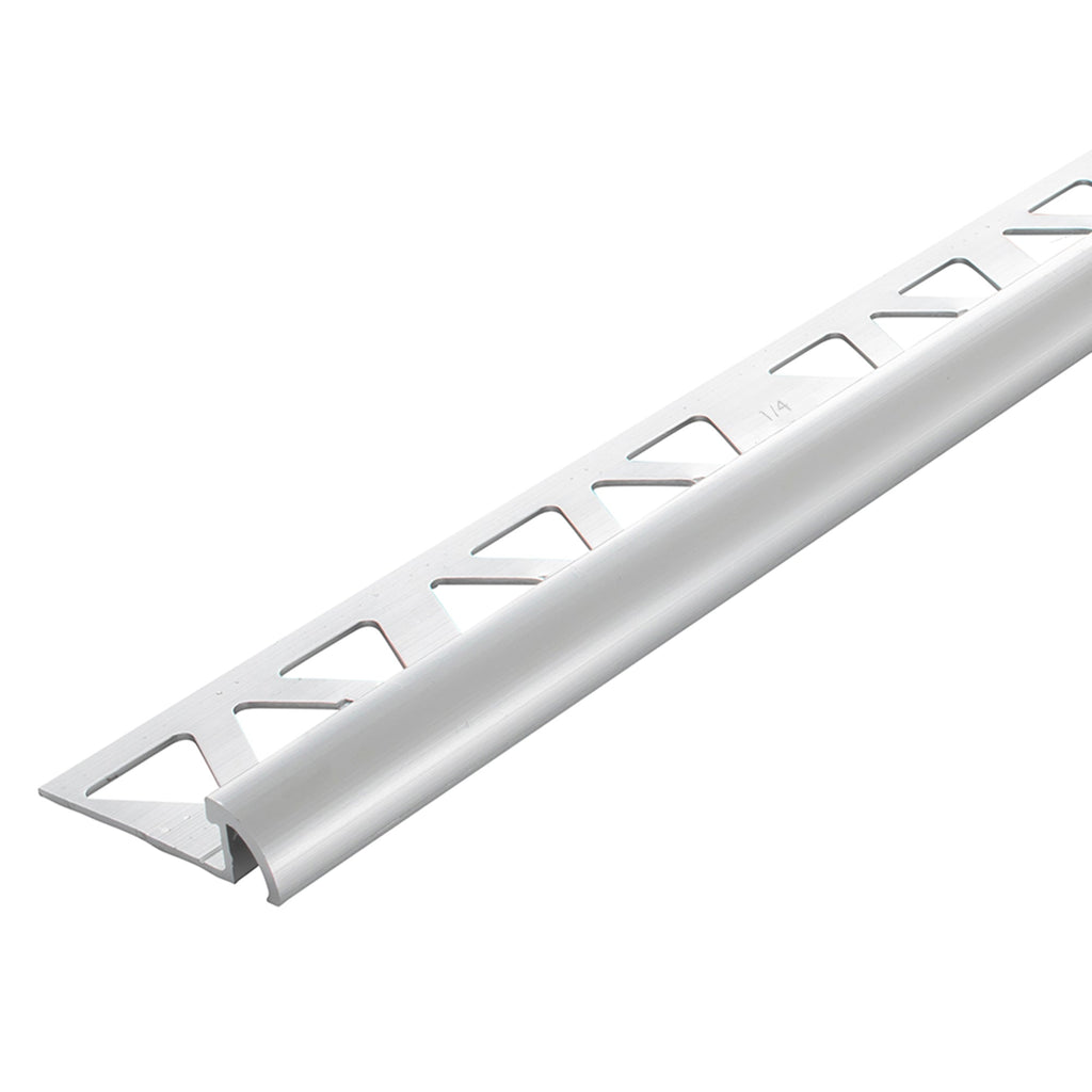 1/4 in. x 96 in. Satin Clear Anodized Aluminum Bullnose