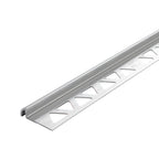 1/4 in. x 96 in. Satin Clear Anodized Aluminum Bullnose