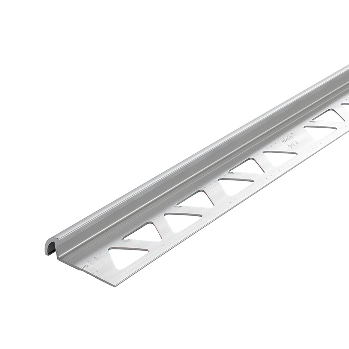 1/4 in. x 96 in. Satin Clear Anodized Aluminum Bullnose
