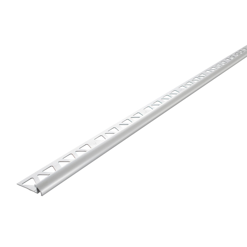 1/4 in. x 96 in. Satin Clear Anodized Aluminum Bullnose