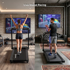 DeerRun Apex Rise 1 Challenge Training 25% Auto Incline Foldable Smart Treadmill