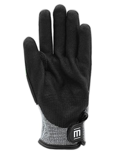 MAGID T-REX Flex Series ANSI Cut Level A9 Knit Impact Glove, 12 Pairs, NitriX Palm, Size 7/S, Black & Green, TRX795 - size: 7/S, style: 12 Pairs