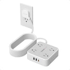 TESSAN Surge Protector Power Strip with 900J Surge Protection, 20 Ft, Grey - color: Grey with 1 USB C, size: 20 feet