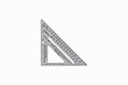 SWANSON Tool Co S0101 7 Inch Speed Square, Blue - size: 7 inch, style: 7" Speed Square