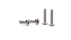 cSeao 20pcs 1/4"-20 x 1/2" Flat Head Allen Head Joint Conecting Bolts Socket Cap Screws for Furniture Table 304 Stainless Steel - size: 1/4"-20 x 1/2" 20pcs