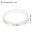 uxcell Clear Heat Tape, 1 Roll 10mmx33m 108ft High Temperature Heat Resistant Tape for Sublimation,Heat Vinyl Press,Heat Transfer, Circuit Board, No Residue - color: Clear, size: 10mmx33m