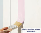 Zibra 3-Piece Top Coat Paint Brush Set with Flat Paint Brushes for Top Coating, Flat Surfaces, and Walls, 3 Sizes - style: Top Coating and Flat Surfaces