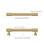 Asidrama Champagne Bronze Kitchen Cabinet Pulls,5 Inch,10 Pack - color: Champagne Bronze, size: 5" Hole Center
