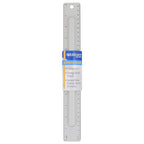 Westcott 17355 12-Inch Ruler Set with Pencil Storage, Innovative Design for Easy Measuring and Organization at School or Office, 2-Piece Set - size: 12" Pencil Storage