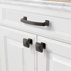 Asidrama 6 Pack 4 Inch(102mm) Hole Centers Kitchen Cabinet Handles, Oil Rubbed Bronze Cabinet Pulls Kitchen Cabinet Hardware for Cupboard Drawer Pulls - color: Oil Rubbed Bronze, size: 4" Hole Center, style: 6 Pack