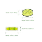 Mini Acrylic Bubble Spirit Level Set for Tripod Hanging DIY Leveling
