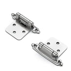 Ravinte Polished Chrome Cabinet Hinges 1/2 Inch Overlay, 60 Pack (30 Pairs) - color: Polished Chrome