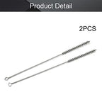 Utoolmart Steel Wire Cleaning Brush, Spiral Power Brush, 0.4-inch Diameter 12-inch Length, 2pcs - color: 2pcs, size: 1cm