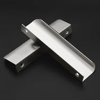 Ravinte Silver Finger Edge Pulls Drawer Edge Pulls 150mm/5.9 inch 6 Pack - size: 5" Hole Center,5.9" Overall Length