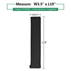 StangH Cable Management Sleeves for Wires 19 Inch, 4 Pieces -Black - color: Black, size: 19"L x 3.5"W-4PACKS