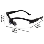 Global Vision Safety Shop Glasses - color: Black Frame/Clear Lens