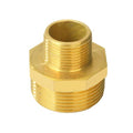1-1/4" x 1/2" Male Threaded Hex Nipple Reducer Brass NPT Pipe Fitting Adapter Straight Connectors Pack of 1 - size: 1-1/4" x 1/2" -1 Pack