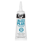 DAP Alex Plus Acrylic Latex Caulk, White, 2.8 oz (7079800956)