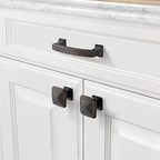 Asidrama 10 Pack 3 Inch(76mm) Hole Centers Kitchen Cabinet Handles, Oil Rubbed Bronze Cabinet Pulls Kitchen Cabinet Hardware for Cupboard Drawer Pulls - color: Oil Rubbed Bronze, size: 3" Hole Center, style: 10 Pack