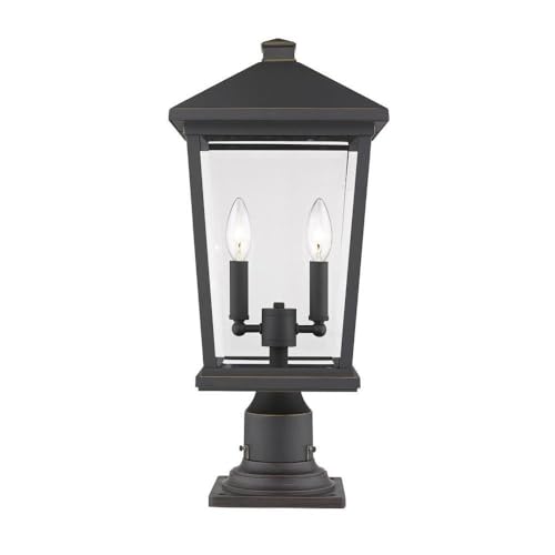 Open Box - Z-Lite 568PHBR-533PM-ORB - Post Lights Outdoor Lighting