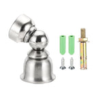 uxcell 2.8" Magnetic Door Stoppers, Wall Floor Mounted Magnetic Door Catch Holder, Stainless Steel Door Stops for Bedroom, Bathroom, Kitchen, Office, Silver - size: 2.8"