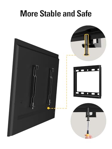 Mounting Dream Fixed TV Wall Mount Bracket for Most 17-42'' Flat Screen TV - size: Fixed for 17"-42" TV & 8" Studs