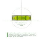 Mini Acrylic Bubble Spirit Level Set for Tripod Hanging DIY Leveling