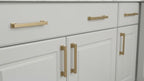Alzassbg Champagne Bronze Cabinet Pulls and Handles 10 Pack, AL3061TGP - color: Champagne Bronze, size: 5" Hole Center