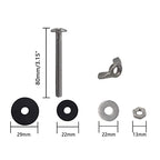 Universal Toilet Tank To Bowl Gasket,2 Kind Gasket and 2 Sets 5/16*3.15 inch Stainless Steel Heavy Duty Rustproof Bolt Hardware Kit,Fits Most 2-Inch and 3-Inch flush valve opening 2-Piece Toilet Tanks - style: 2Pcs Gasket with 2 Sets Stainless Steel Bolt