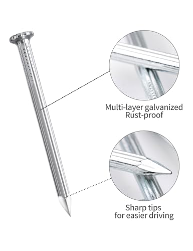 Concrete Nails 1 Inch for Masonry & Cement Walls - size: 1 Inch