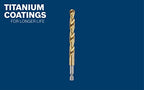BOSCH TI2151IM 1-Piece 3/8 in. x 5 in. Titanium Nitride Coated Metal Drill Bit Impact Toughwith Impact-Rated Hex Shank for Applications in Heavy-Gauge Carbon Steels, Light Gauge Metal, Hardwood - size: 3/8 in (Pack of 2), style: Industrial