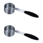 2PCS 1/8cup(30ml) Measuring Cup, Stainless Steel Measure Scoop - size: 1/8cup
