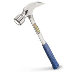 ESTWING Framing Hammer - 30 oz Long Handle Straight Rip Claw with Smooth Face & Shock Reduction Grip - E3-30S,Silver - size: 30 oz, style: Smooth Face