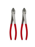 VCT 2 Pack 10 Inch Diagonal Cutting Pliers, Heavy Duty Professional Side Cutters, Non‑Slip Comfort Grip