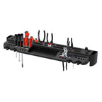 Stalwart Wall Mount Hand Tool Organizer with 61 Holes and 4 Hooks