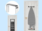 Single Long Over Door Steel Hooks 4 Pack Fit 1-3/8" Door 12" White - size: 12"Length