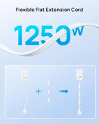 TROND Electrical Outlet Extender 360° Rotating Plug with 20W USB C, 36in - size: 3 FT 360° Rotating Plug
