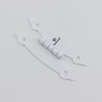 T Tulead White H-Shape Hinges Flush Mount Hinge 4PCS - color: White-4PCS