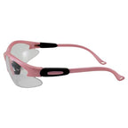Global Vision Safety Shop Glasses - color: Medium Pink Frame/Clear Lens