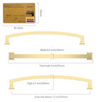 Amerdeco 10 Pack Brushed Gold Cabinet Pulls 7.5" - color: Brushed Gold, size: 7.5" hole center