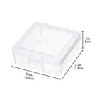 novelinks Plastic Small Storage Containers for Organizing, Mini Tote Box - color: 18 Pack Small -Clear