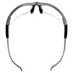 Global Vision Safety Shop Glasses - color: Grey Frame/Clear Lens