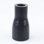 AC PERFORMANCE ID 1.25" to 3/4" Straight Silicone Hose Reducer Black - color: Black, size: ID 1.25" to 3/4" (32mm to 19mm)