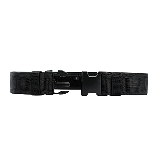Security EMS EMT Firefighters Work Belt 2" Wide Camping Hiking Utility Tool Belt Airsoft Paintball Gear Holster Belt - color: Black(2 Inch Width), size: XX-Large
