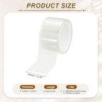 uxcell Window Weather Sealing Tape, 2.8 Inch x 16.4 ft (9.8mil Thick) - size: 2.8 Inch x 16.4 ft x 9.8mil