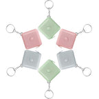 Weewooday 6 Pack Mini Tape Measure Keychain 60 Inch Retractable Sewing